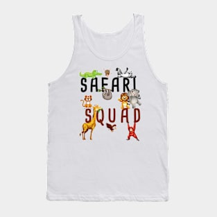 Safari Squad – Kids & Adults Wild Animals Staff & Visitor Tank Top